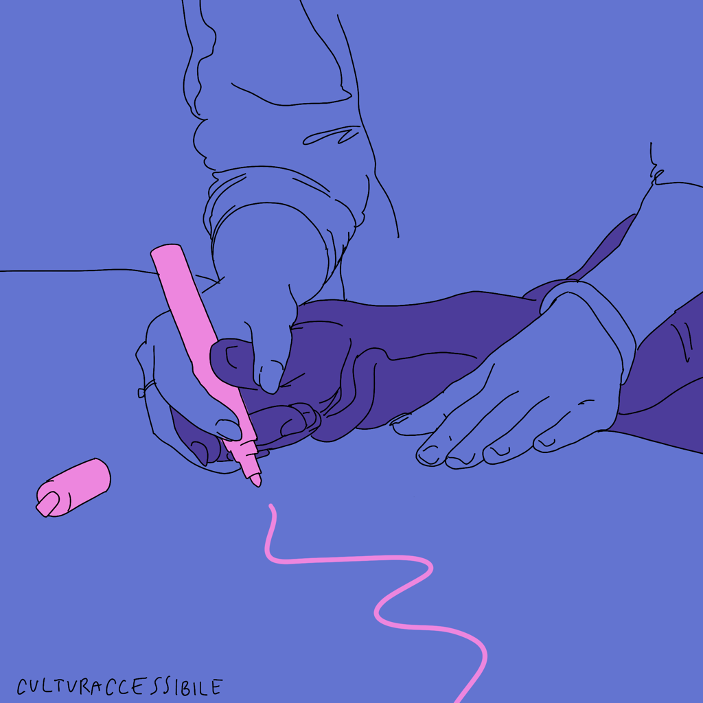 illustrazione: disegnando insieme a scuola